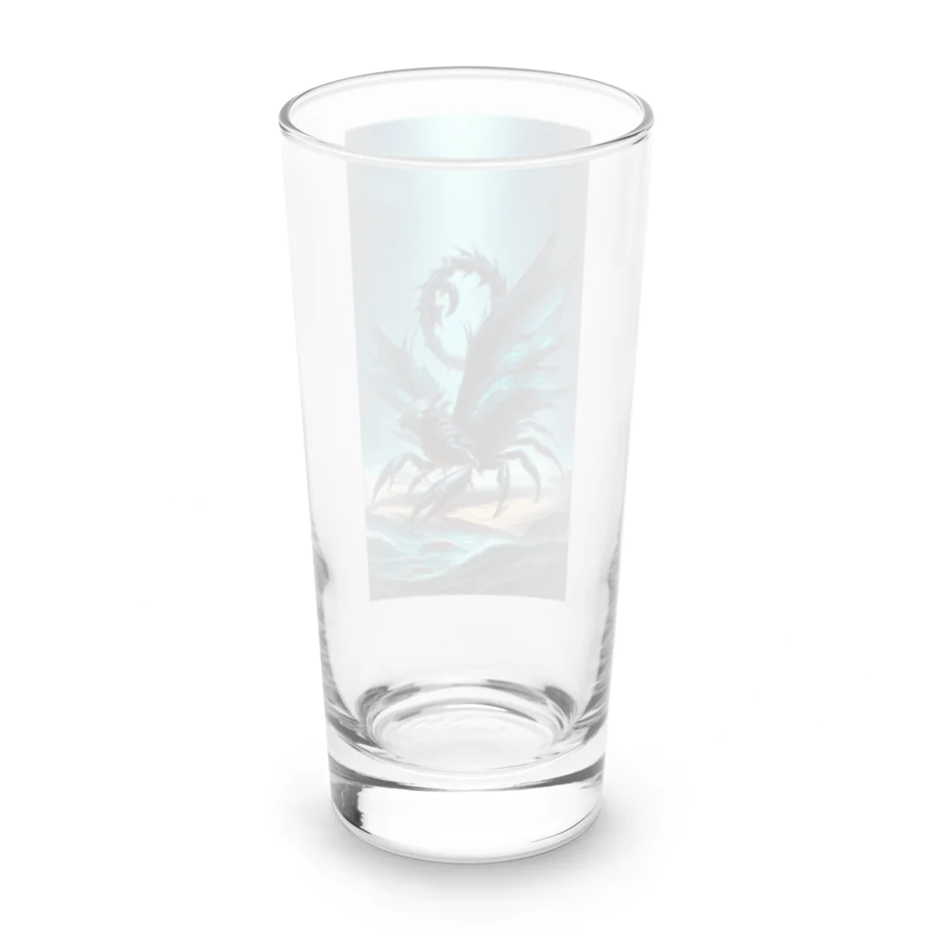 AI空想生き物図鑑のブラックマンタ×サソリ Long Sized Water Glass :back