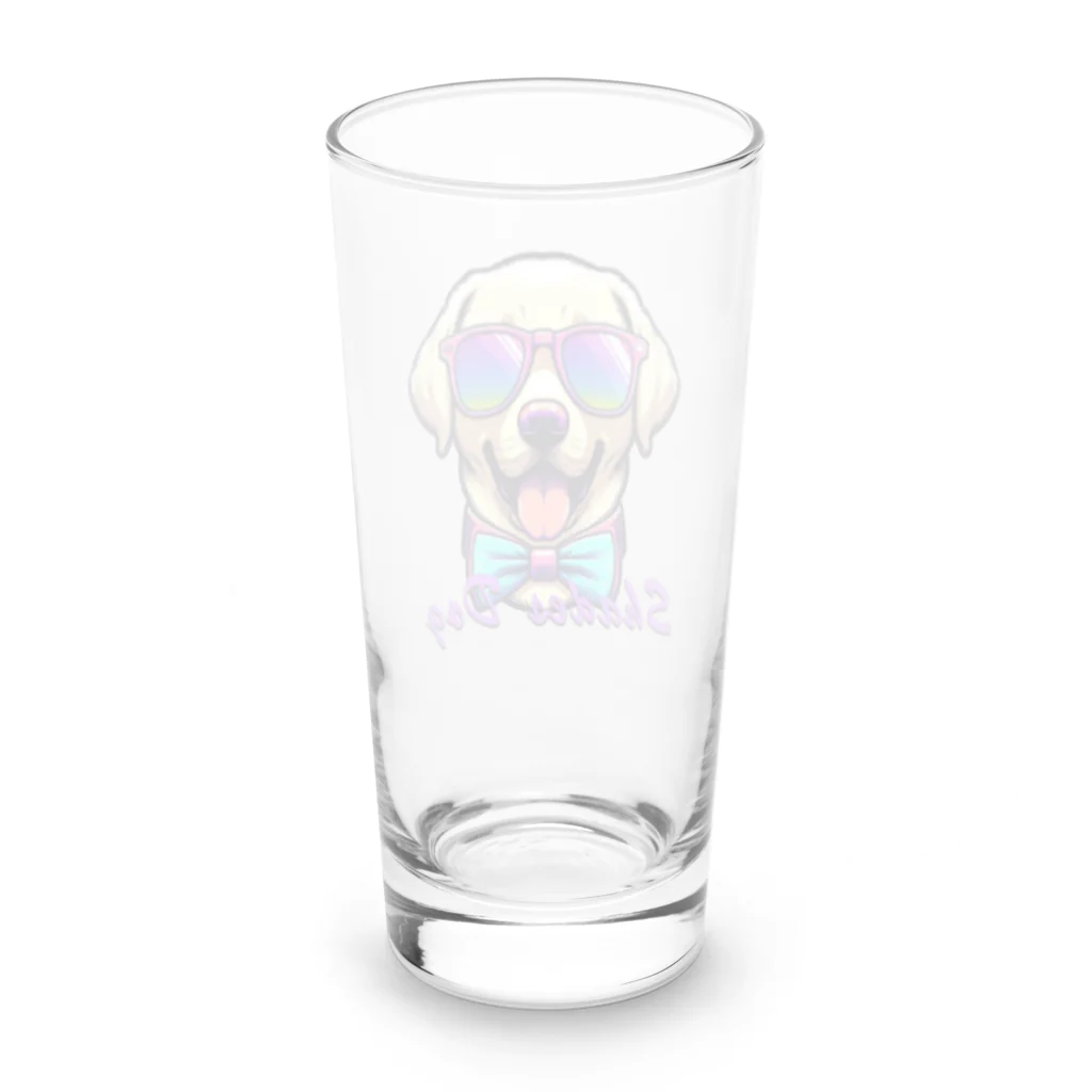 Shades DOGのラブラドールレトリーバー（A） Long Sized Water Glass :back