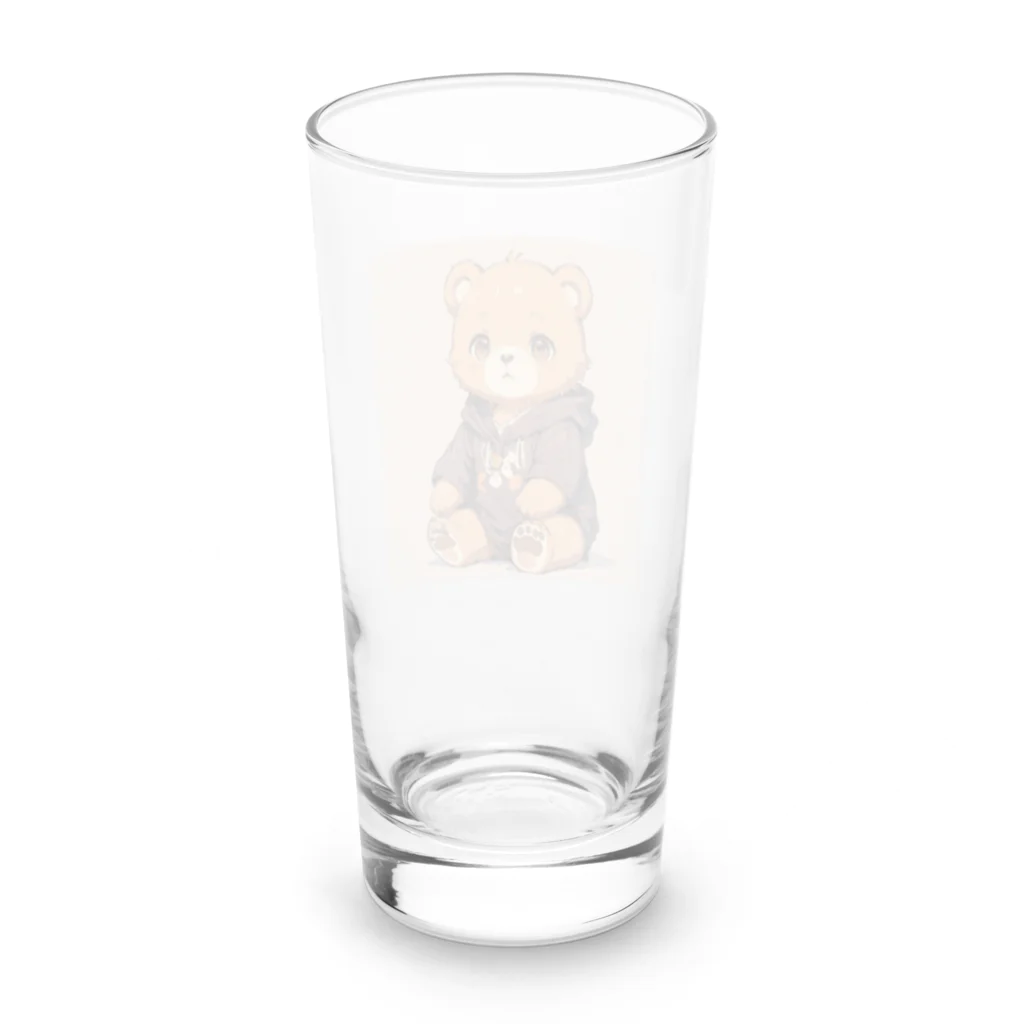 ren_ai000のカジュアルクマ Long Sized Water Glass :back