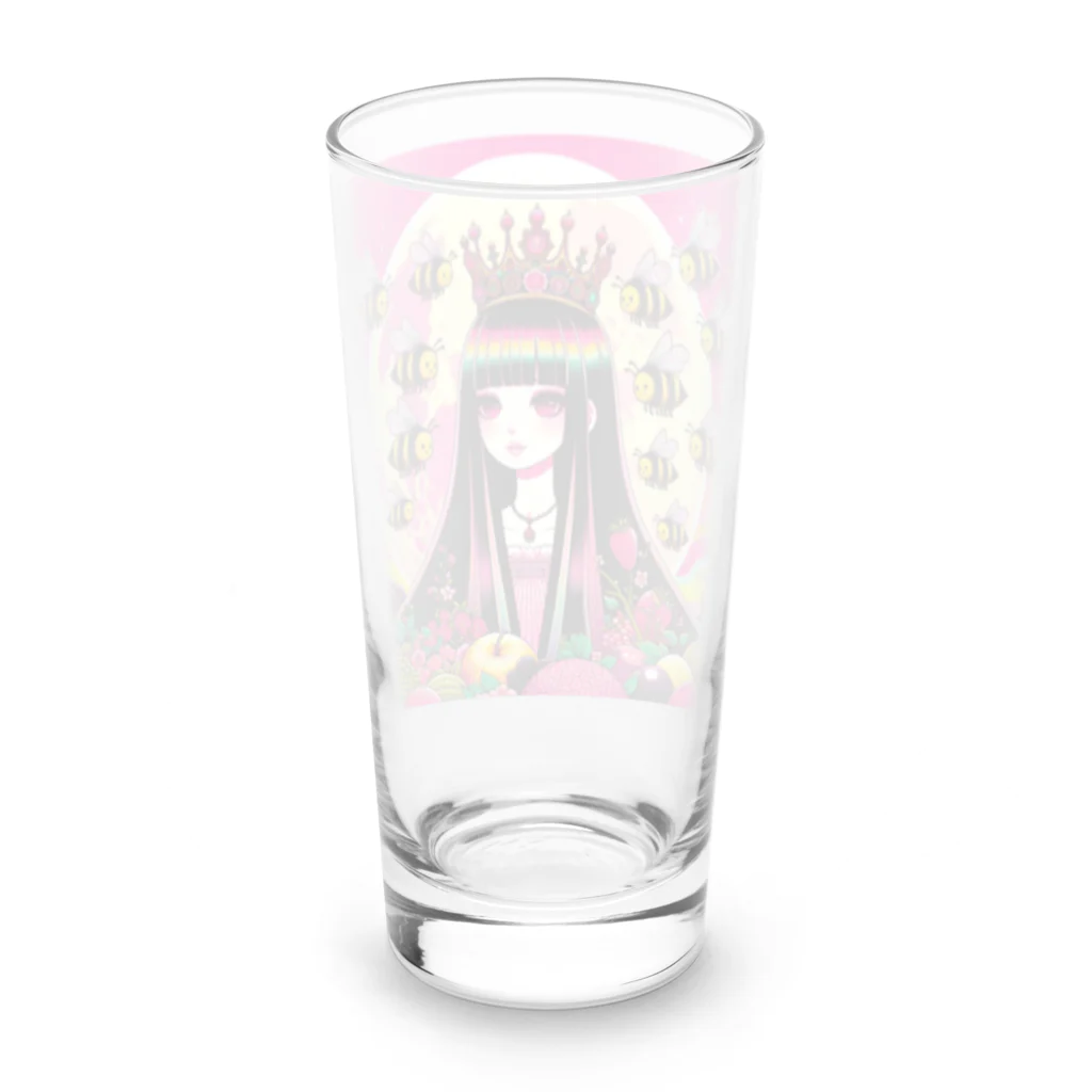 トトベス(T∴B∴M∴)🕊️の🐝ピンクムーンとミツバチと〈III女帝〉👸🏻 Long Sized Water Glass :back