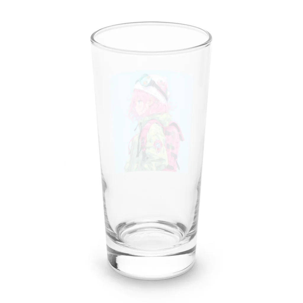 ぶーたんのポップ・スプラッシュ Long Sized Water Glass :back