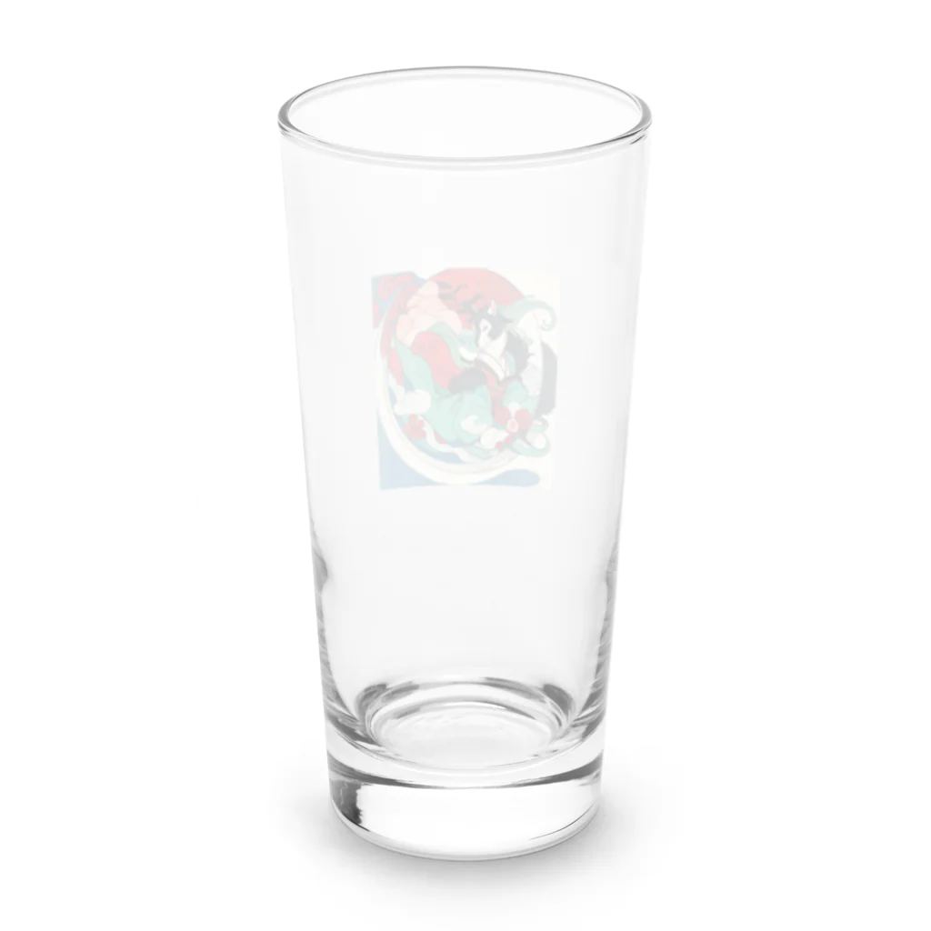 Tarionのうきよ犬2 Long Sized Water Glass :back