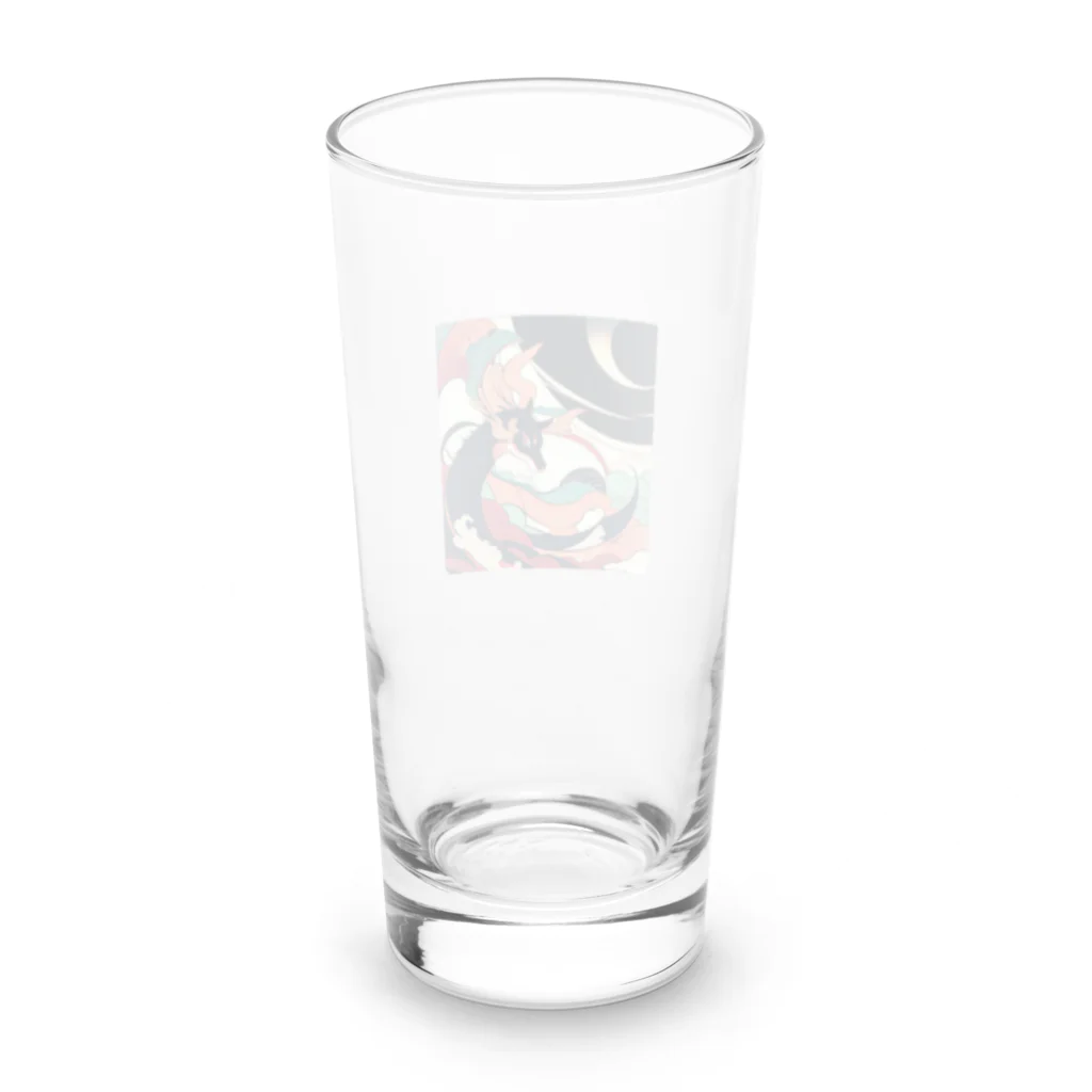 Tarionのうきよ犬3 Long Sized Water Glass :back