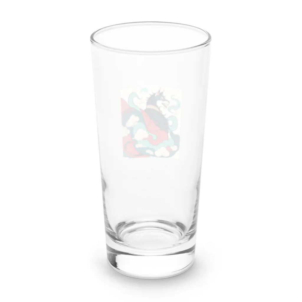 Tarionのうきよ犬5 Long Sized Water Glass :back