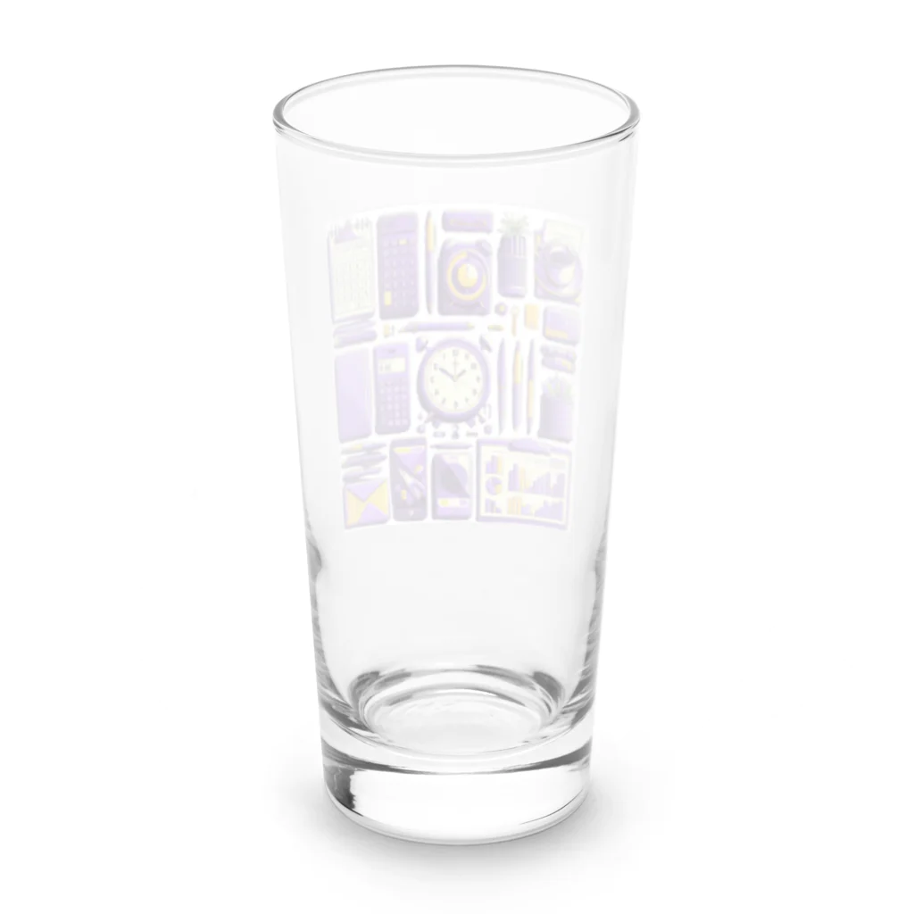 パープルルームのビジネスを成功に導くラッキーアイテム！ Long Sized Water Glass :back