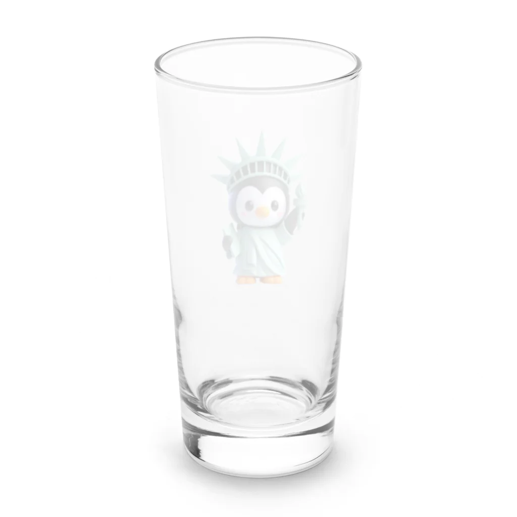 JUPITERの自由のペンギン像 Long Sized Water Glass :back