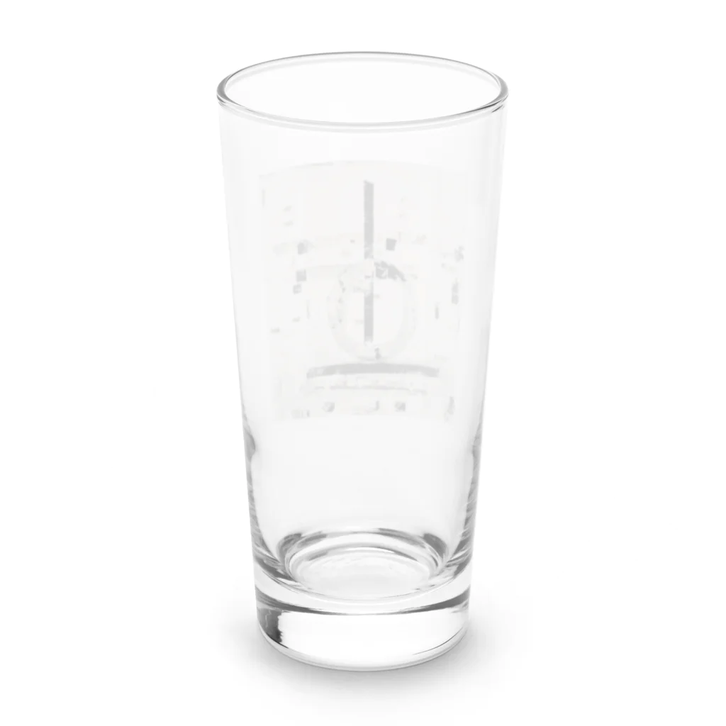 飯塚 iizukaの洗練されたモノクローム Long Sized Water Glass :back