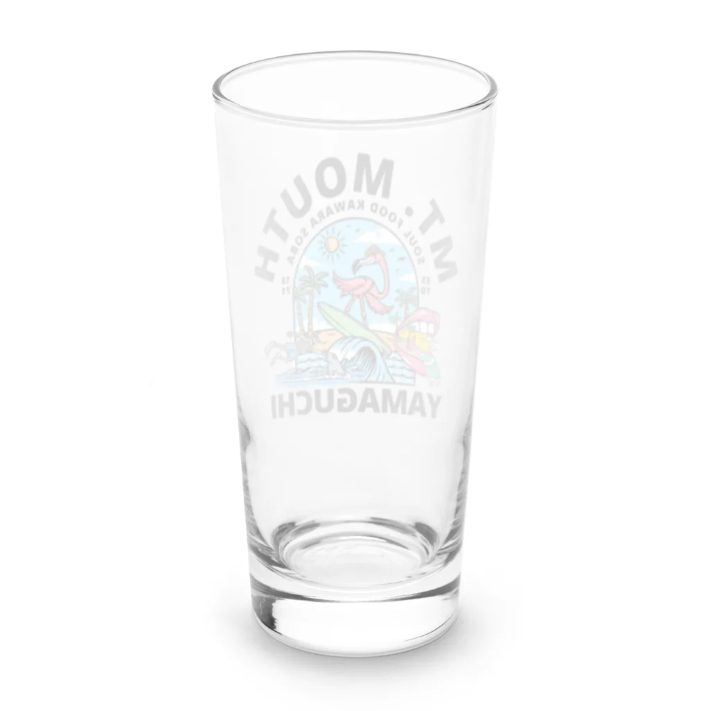 あなたの地元はどこですか？のMt. Mouth　山口 Long Sized Water Glass :back