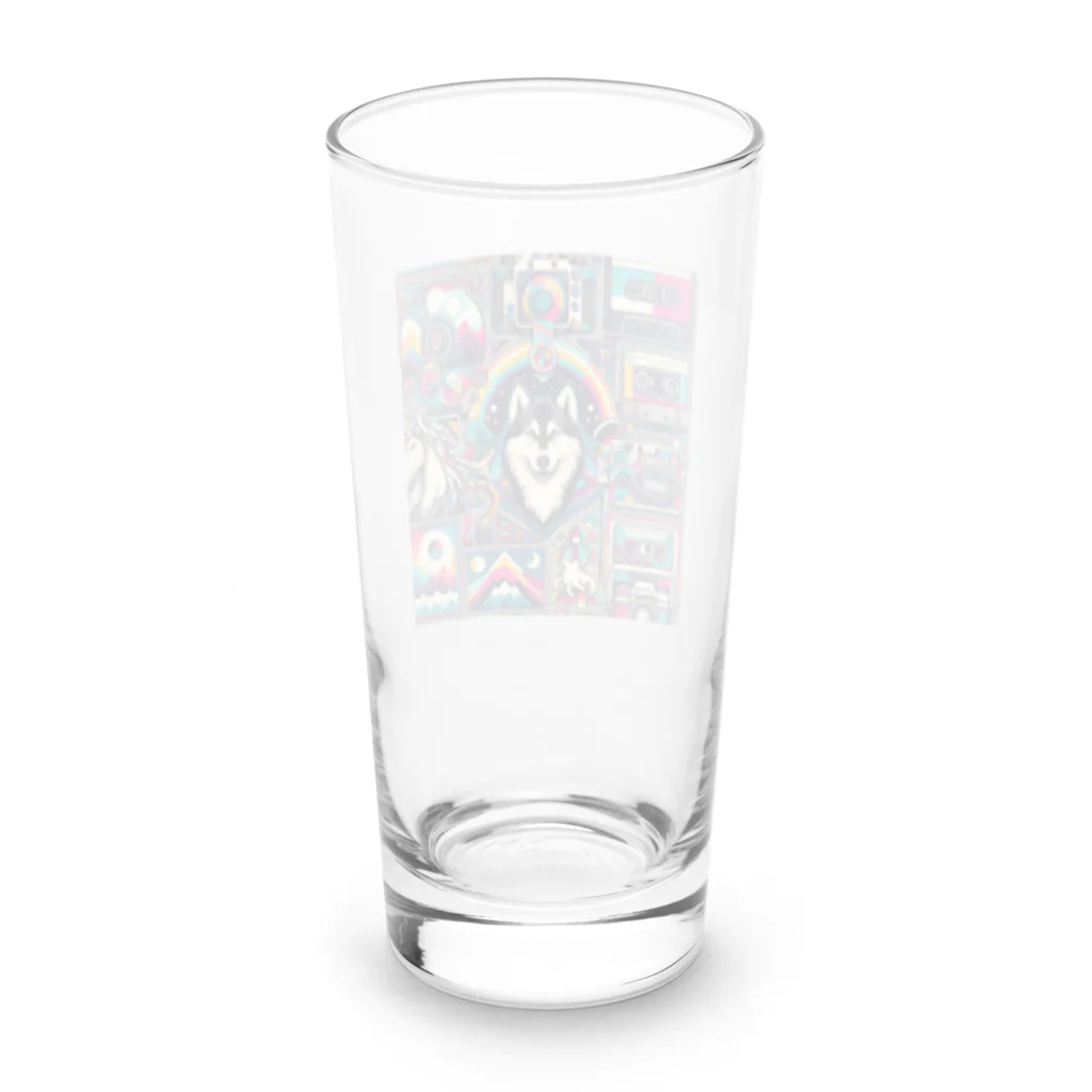 stmtakaのラッパー犬 Long Sized Water Glass :back