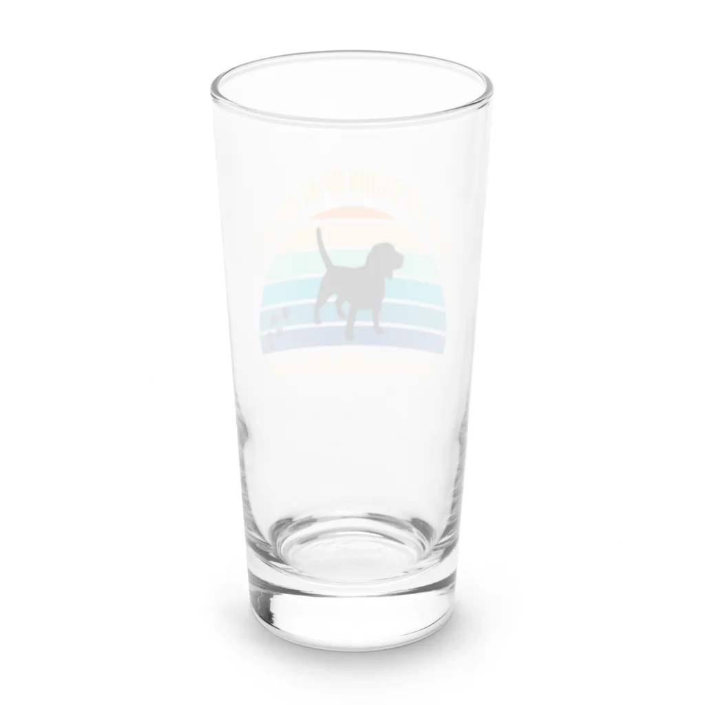 dreamy-designのわんちゃん　ビーグル Long Sized Water Glass :back