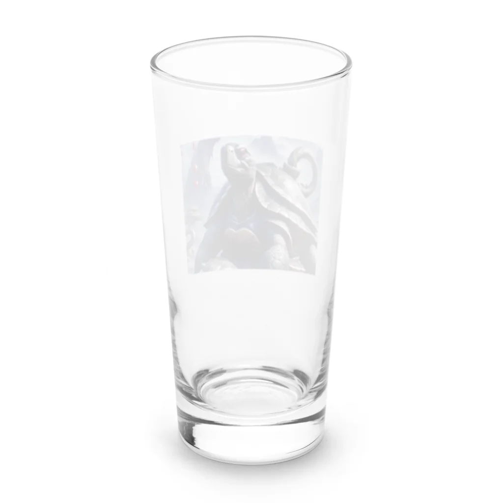 mamori_shopの北方守護★黒き霊亀 玄武 Long Sized Water Glass :back