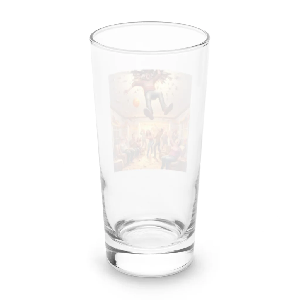 万銭ショップのこーべ大学 Long Sized Water Glass :back