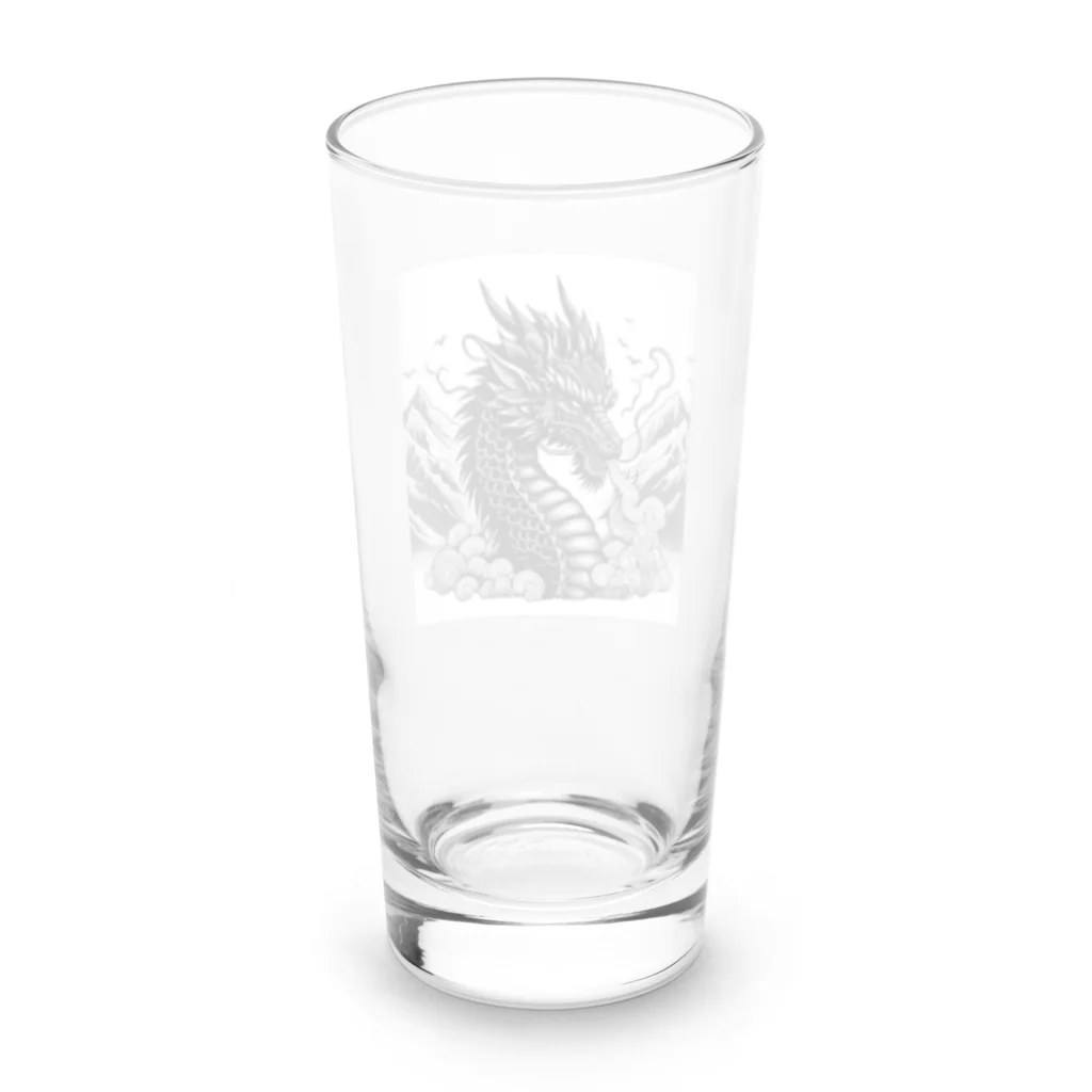 Pokacocoaの龍 Long Sized Water Glass :back