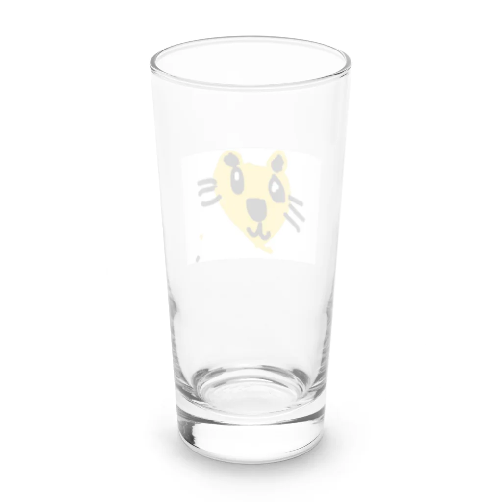 formalinmuimuiの6さいが描いたトラ Long Sized Water Glass :back