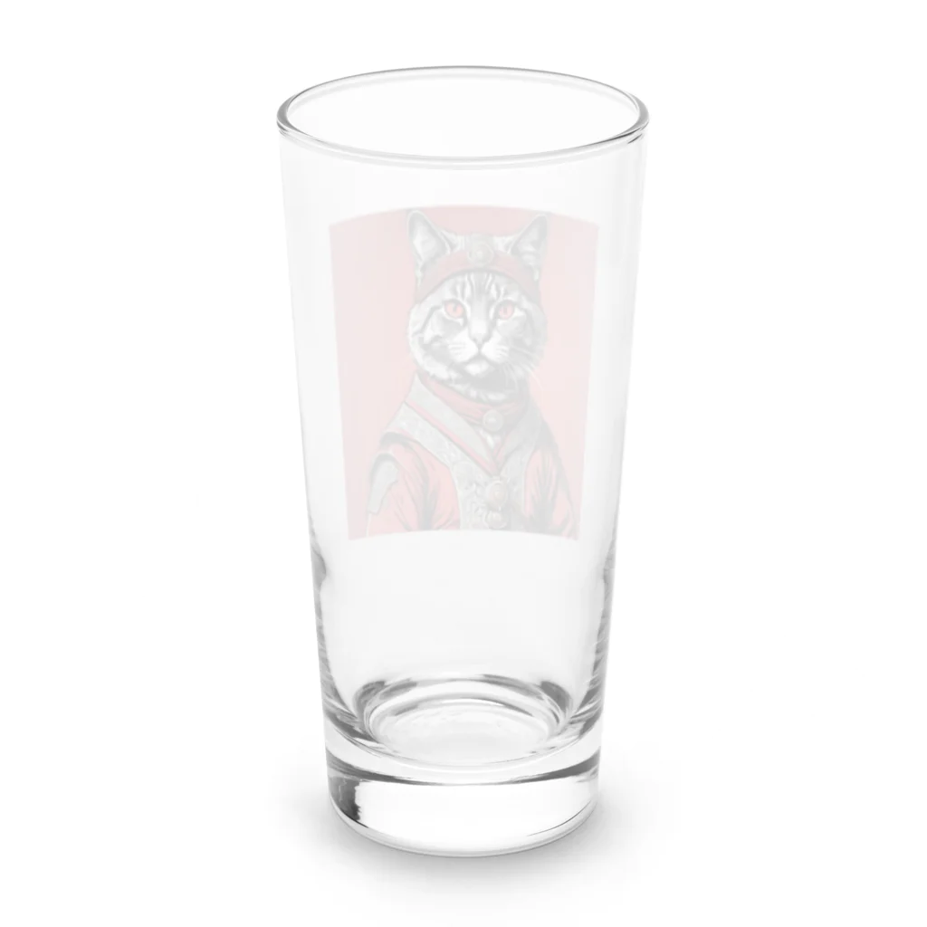 hogarakuの縄文猫 Long Sized Water Glass :back