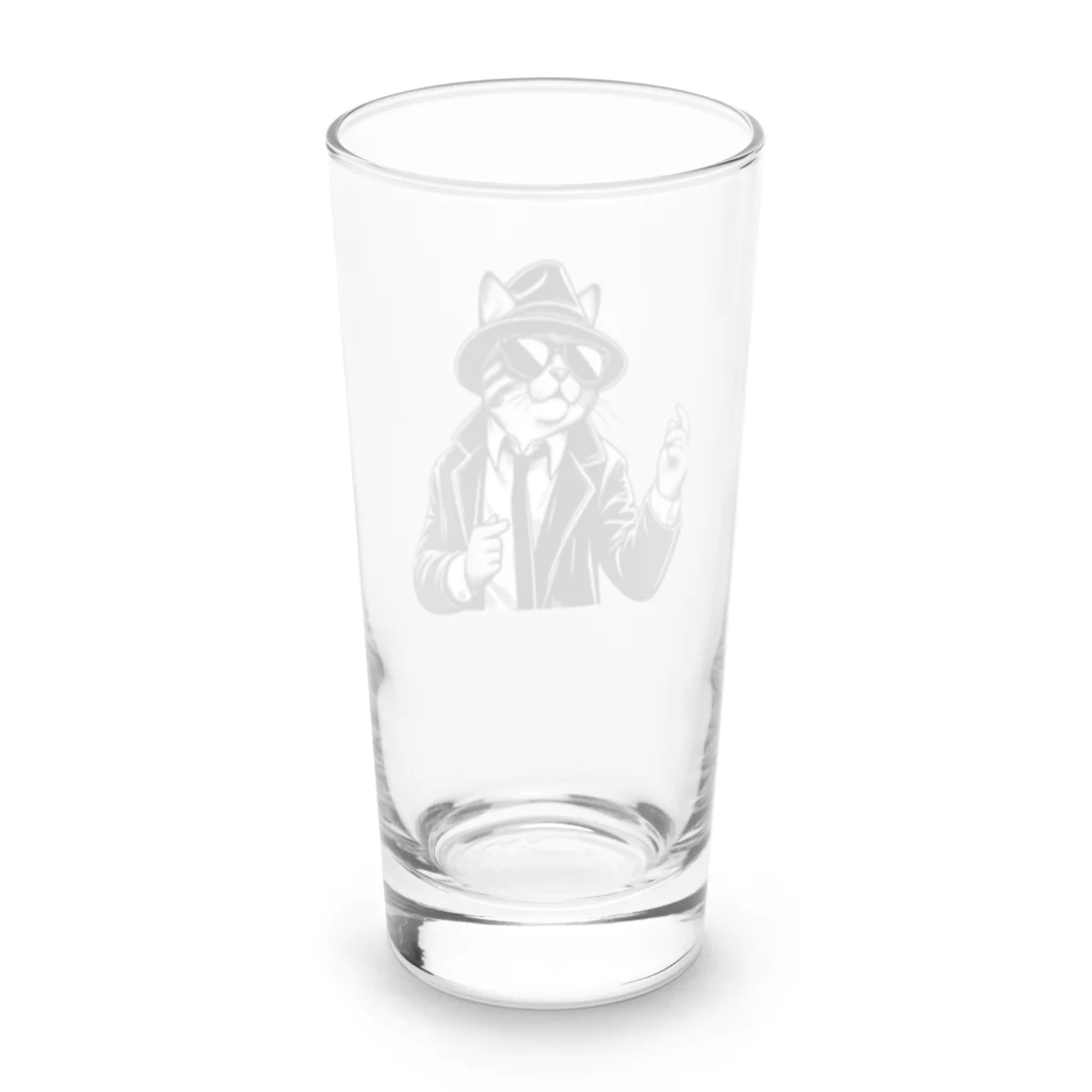 age3mのブルースキャットマン Long Sized Water Glass :back