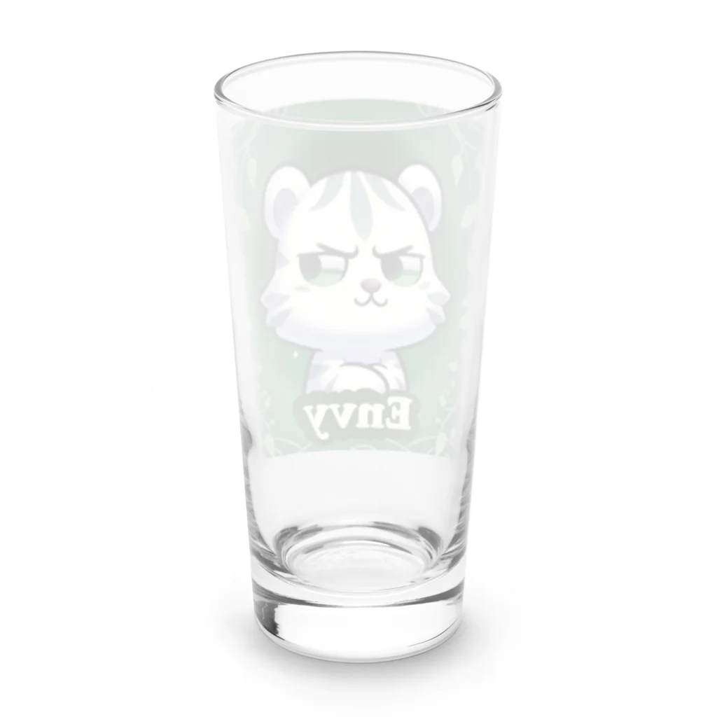 rapis88のやきもち白虎 Long Sized Water Glass :back