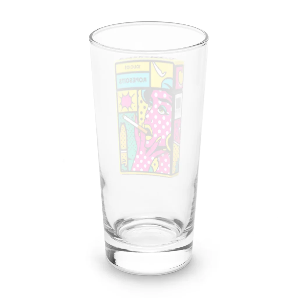 わっふるアートのネオ・シガレットボックス Long Sized Water Glass :back