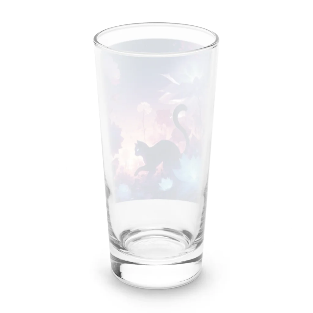 kana-catのミスティックキャット Long Sized Water Glass :back