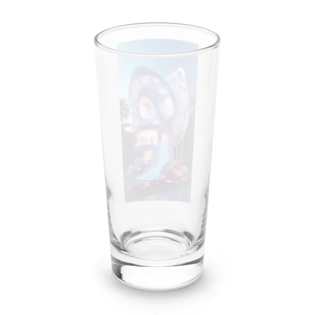 AQUAMETAVERSEの幻想的なお家アメジスト2846 Long Sized Water Glass :back