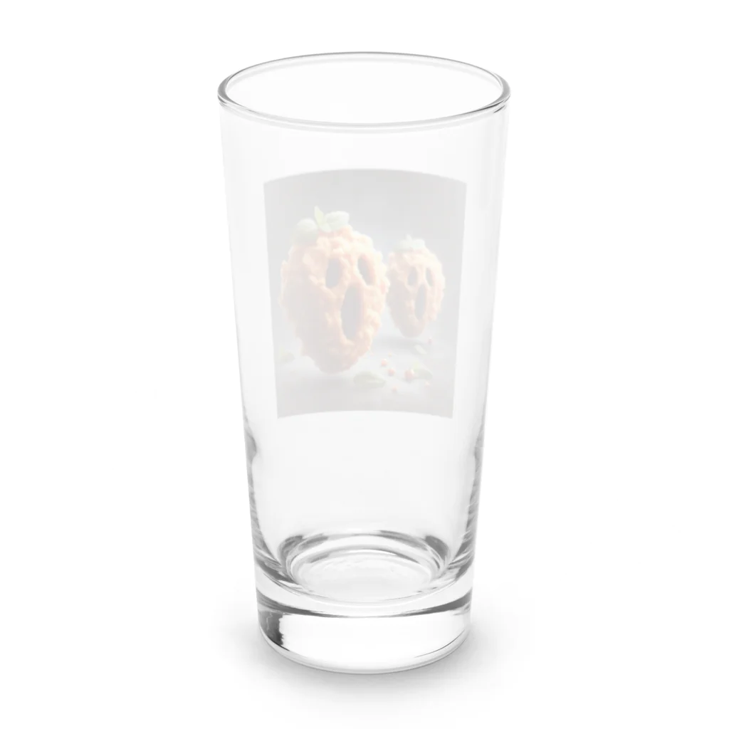 ハピShopのスクリームフライドチキン Long Sized Water Glass :back