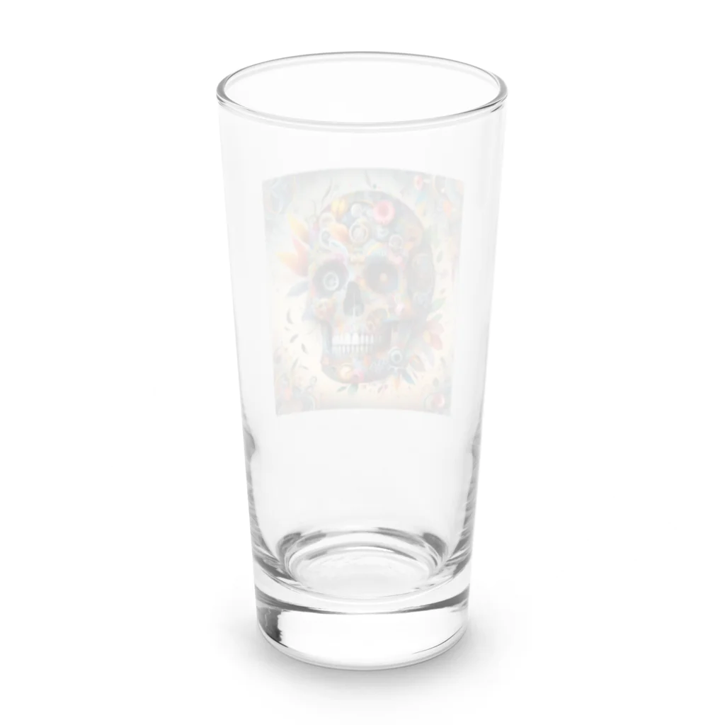 Marimonlow3210のオシャレ髑髏✨2 Long Sized Water Glass :back