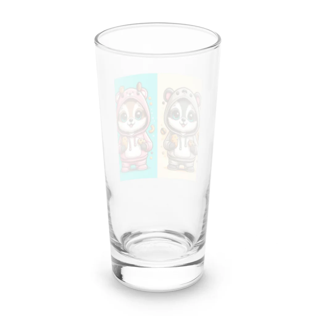 dai-k_1977のかわいい癒やし動物 Long Sized Water Glass :back