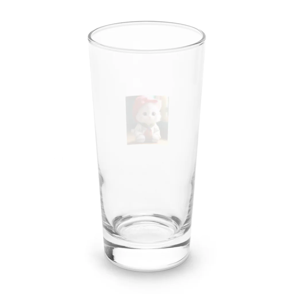 skapon256のもふもふ猫ちゃん Long Sized Water Glass :back