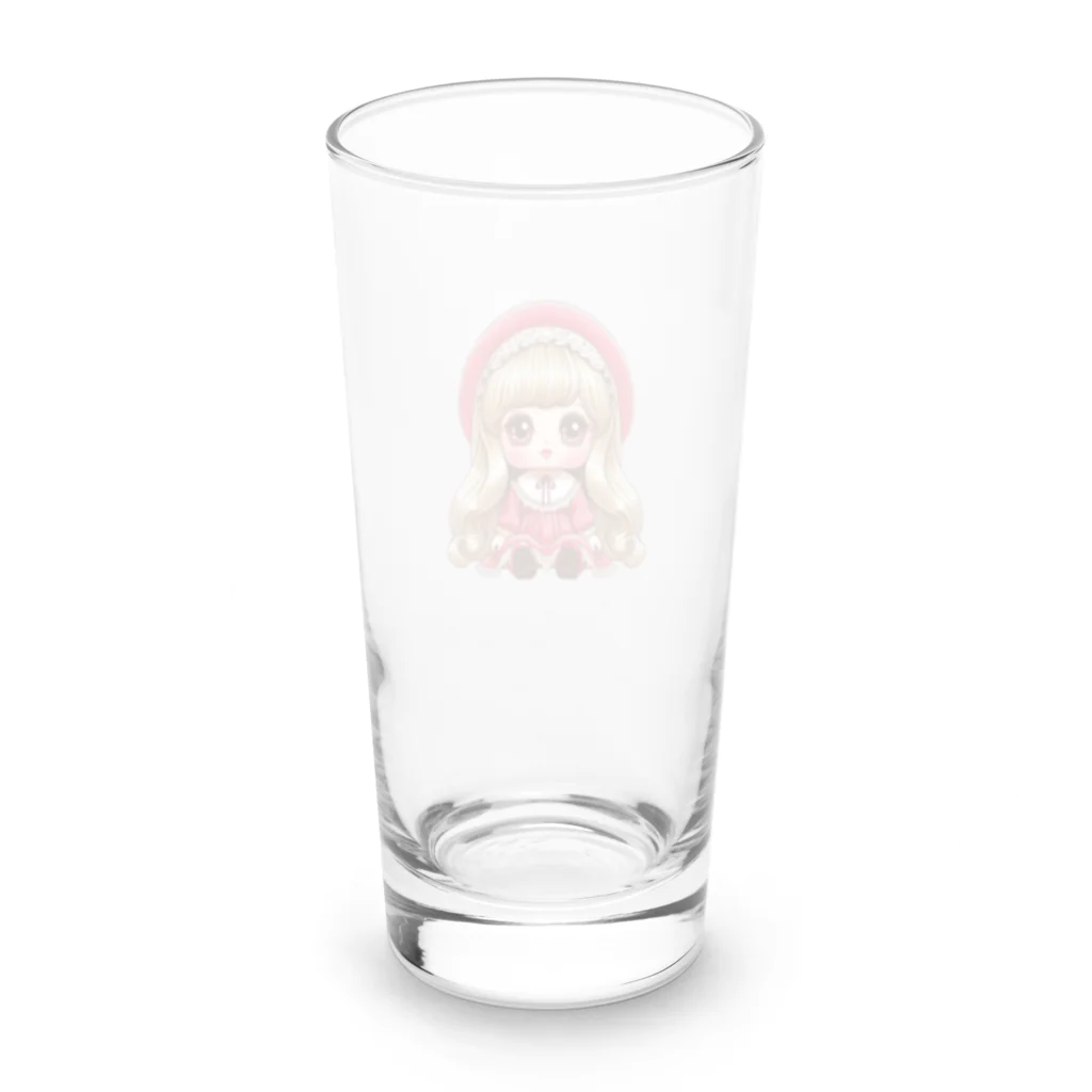 ミントキャンディのレトロなDOLL Long Sized Water Glass :back