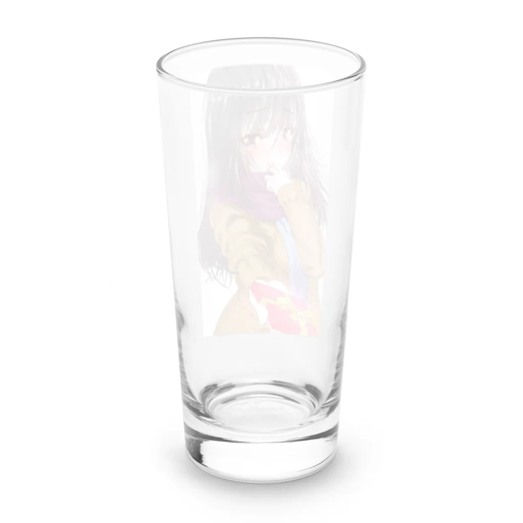 ヤマトの店のツンデレ女子 Long Sized Water Glass :back