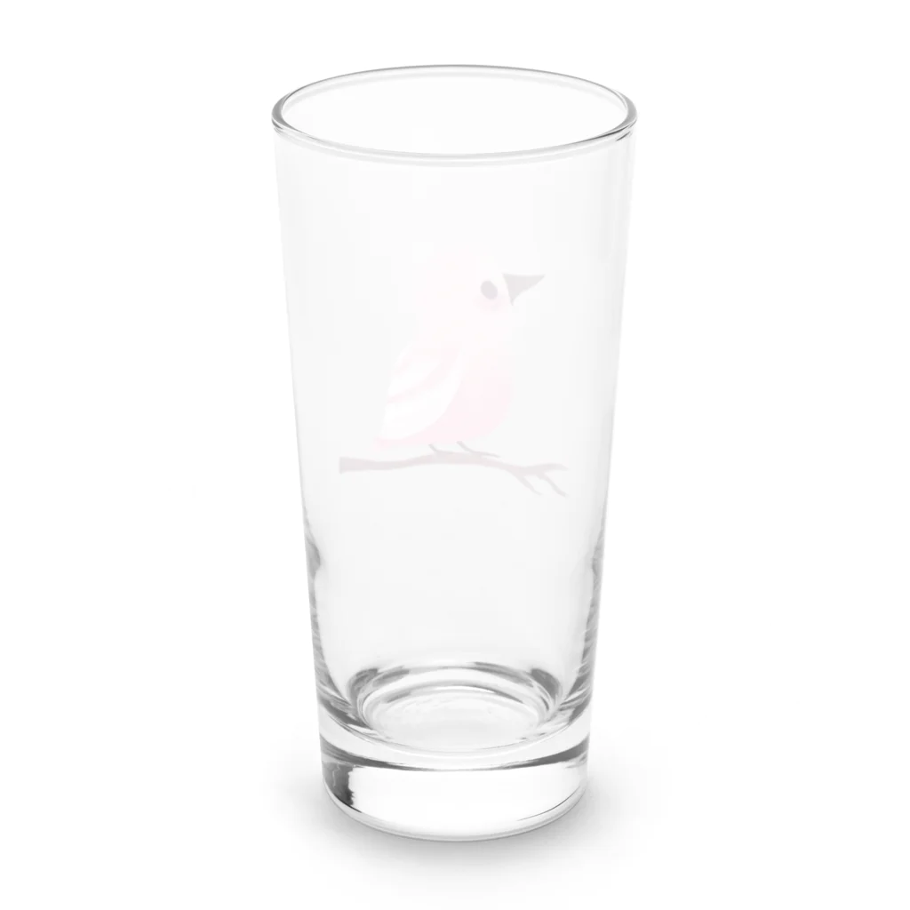 mikankanのピンクの小鳥ちゃん Long Sized Water Glass :back