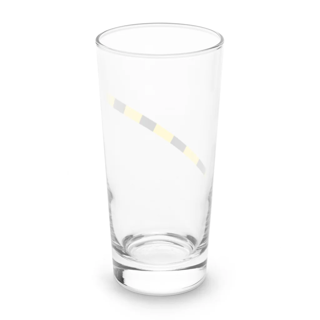 でんでんかんかんの踏切の遮断機 Long Sized Water Glass :back