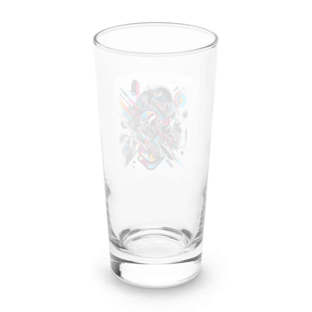 のだまクリエイターズらぼの近未来アート Long Sized Water Glass :back