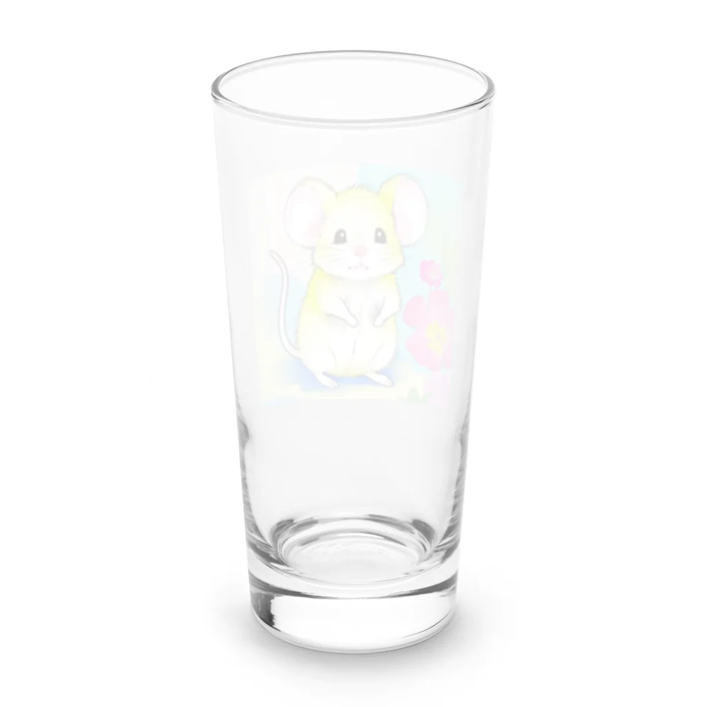 いちごソーダのねずみのスニーキー Long Sized Water Glass :back