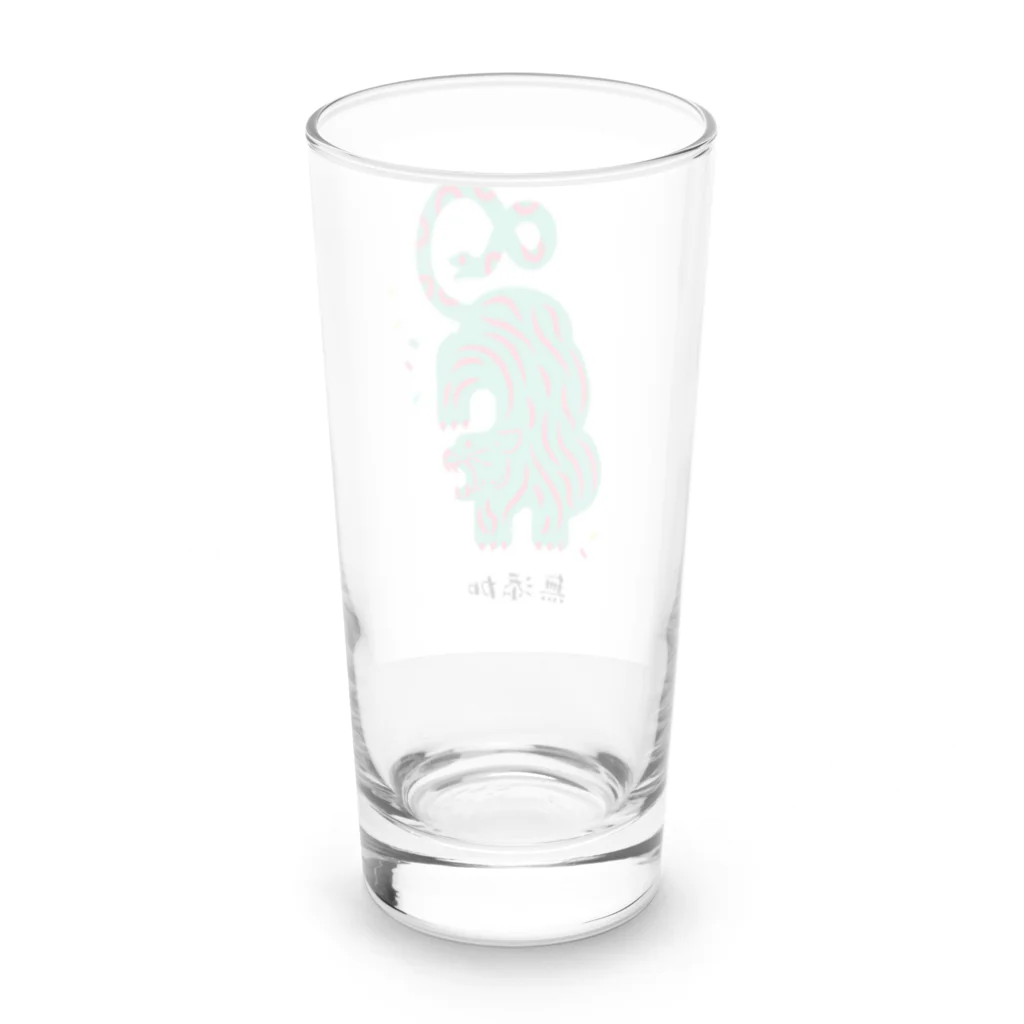 猫とガラスペンのシシヘビ【無添加】 Long Sized Water Glass :back