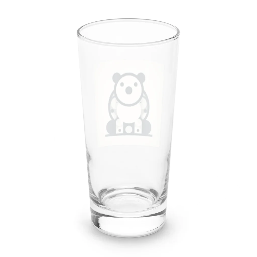 siromedakaの〇〇ぱんだくん Long Sized Water Glass :back