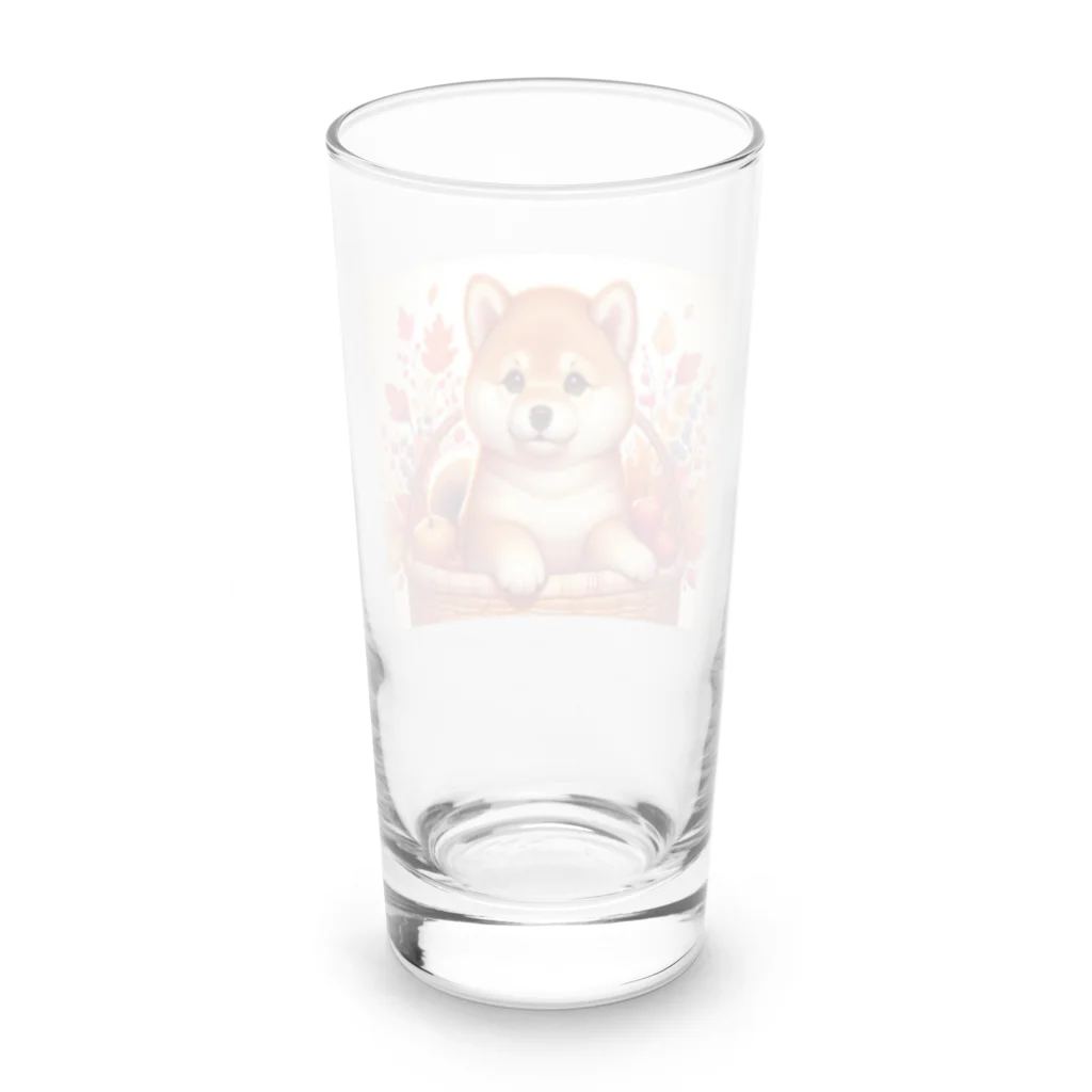 TKG3150の可愛い柴犬 Long Sized Water Glass :back