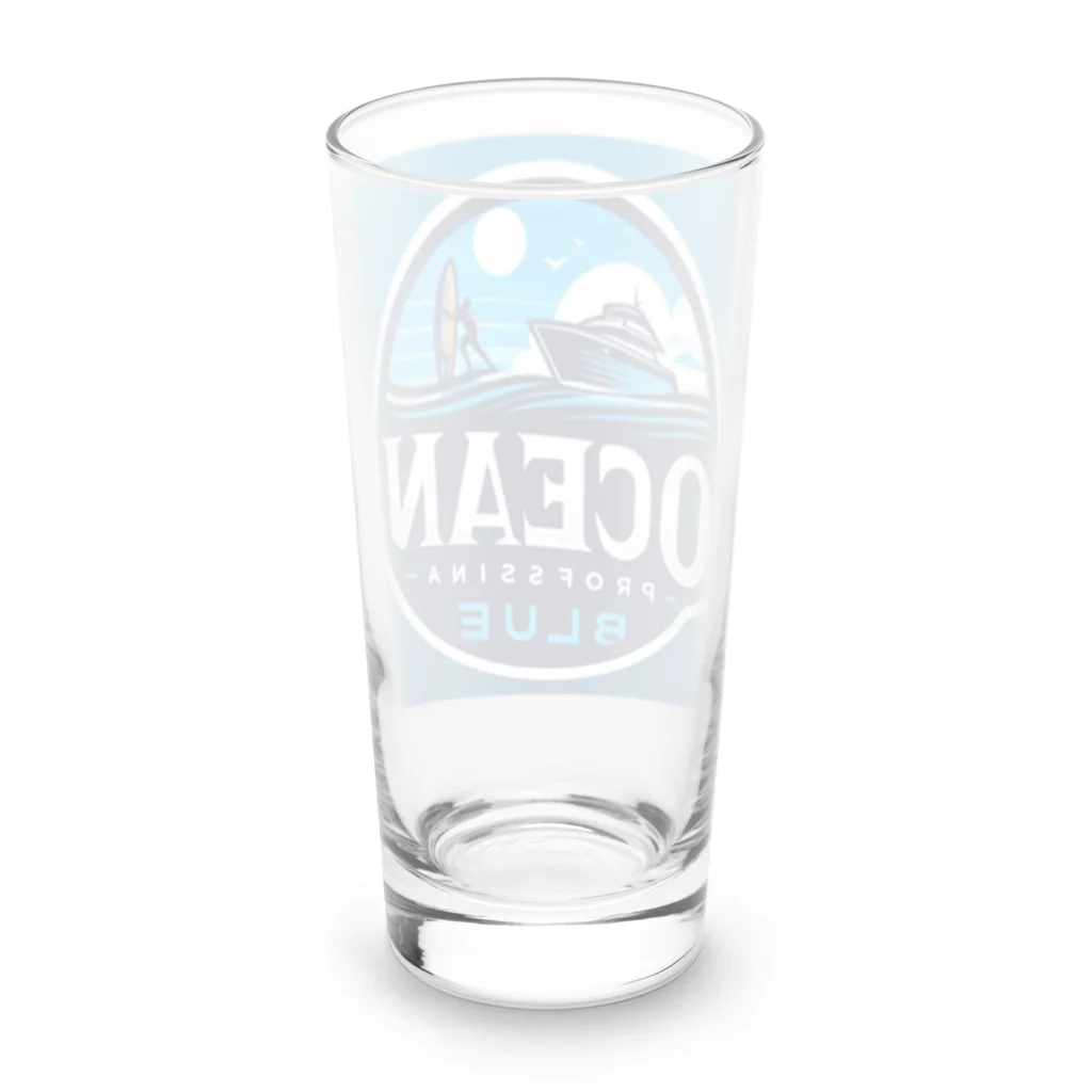mao0404のオーシャンブルー Long Sized Water Glass :back