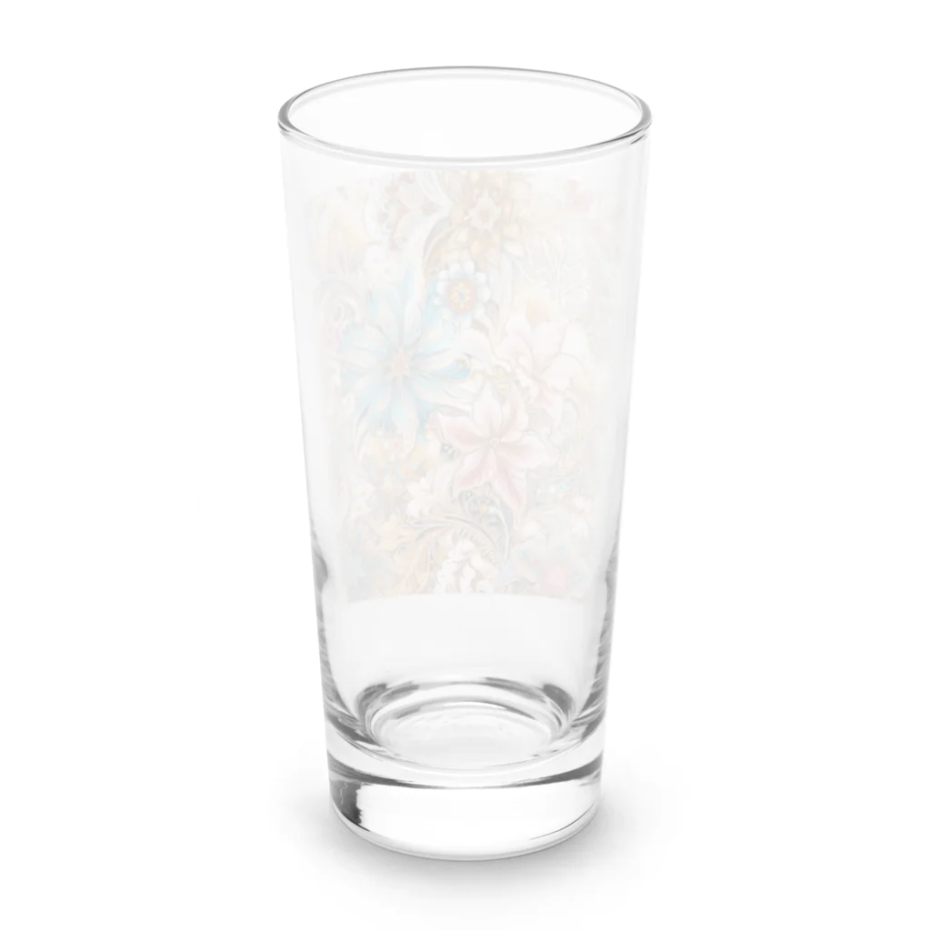 使いやすいデザインがいいね！のお花のバティック柄 Long Sized Water Glass :back
