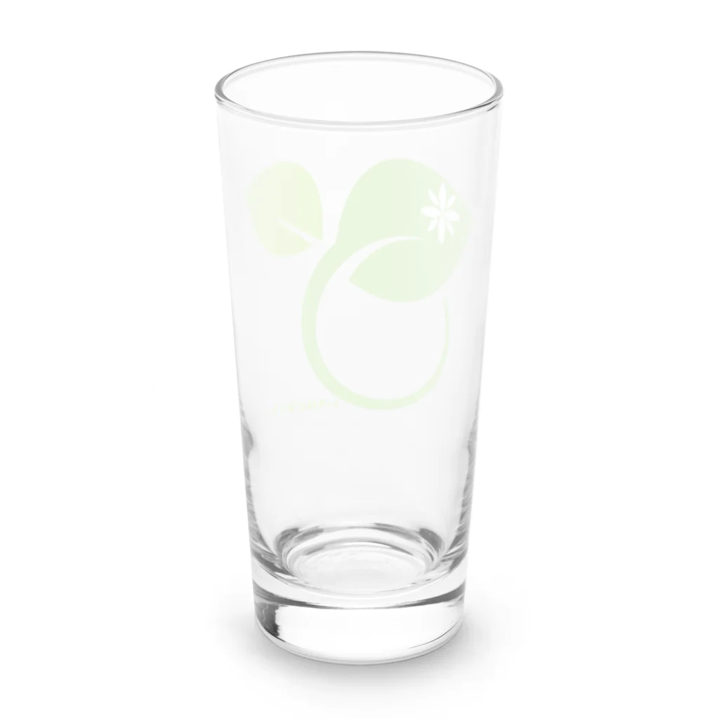 はる_社務所の新緑 Long Sized Water Glass :back