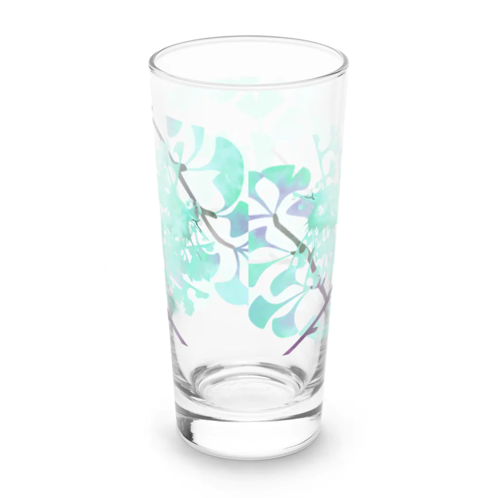 斗巳【キメラ鉛筆】のLSDイチョウ　ミント Long Sized Water Glass :back