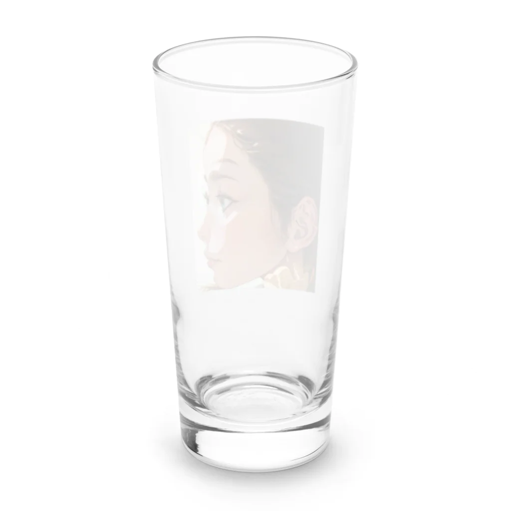 shiba9の美人 Long Sized Water Glass :back