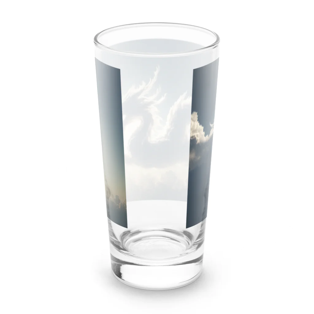 matsuya-11の太陽へ向かう雲龍 Long Sized Water Glass :back