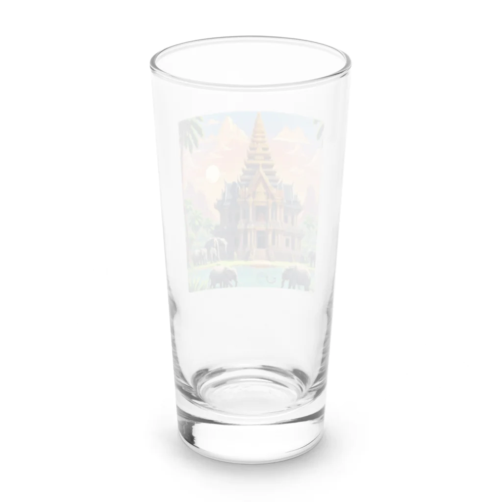 South East Asia culture shopの【東南アジアのカルチャーシリーズ】ラオスの象徴的なプーサー Long Sized Water Glass :back