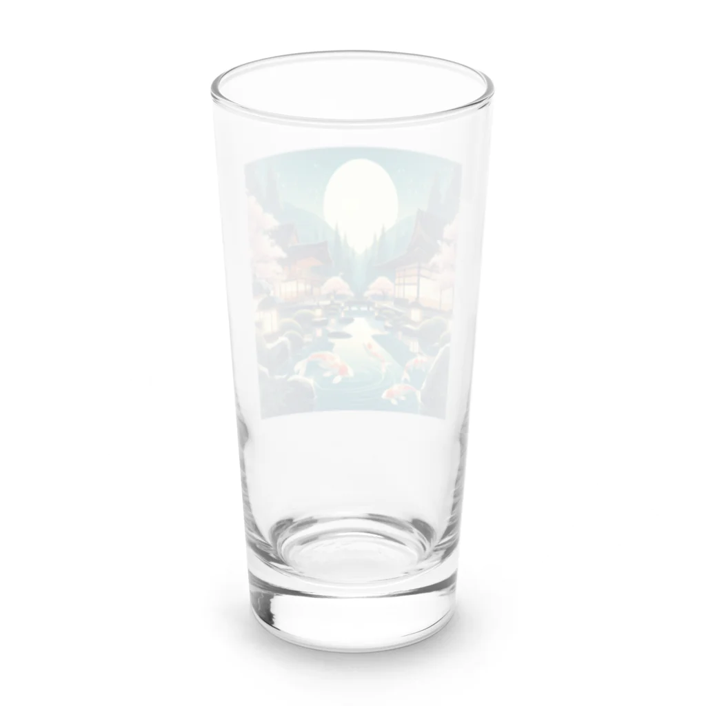 癒しの部屋の和モダンな風景 Long Sized Water Glass :back