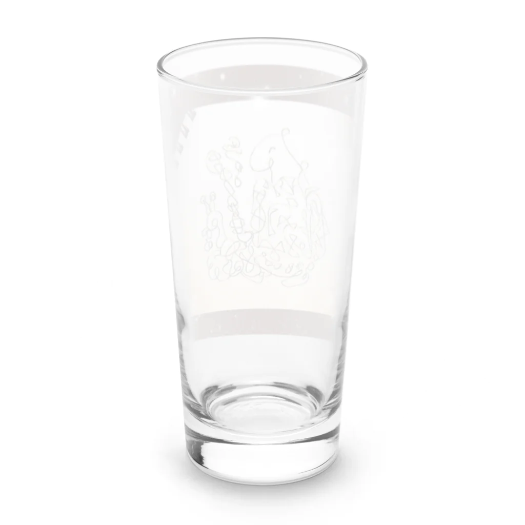 エネハピる〜🫧✨の✐✎描き描き✨️ Long Sized Water Glass :back
