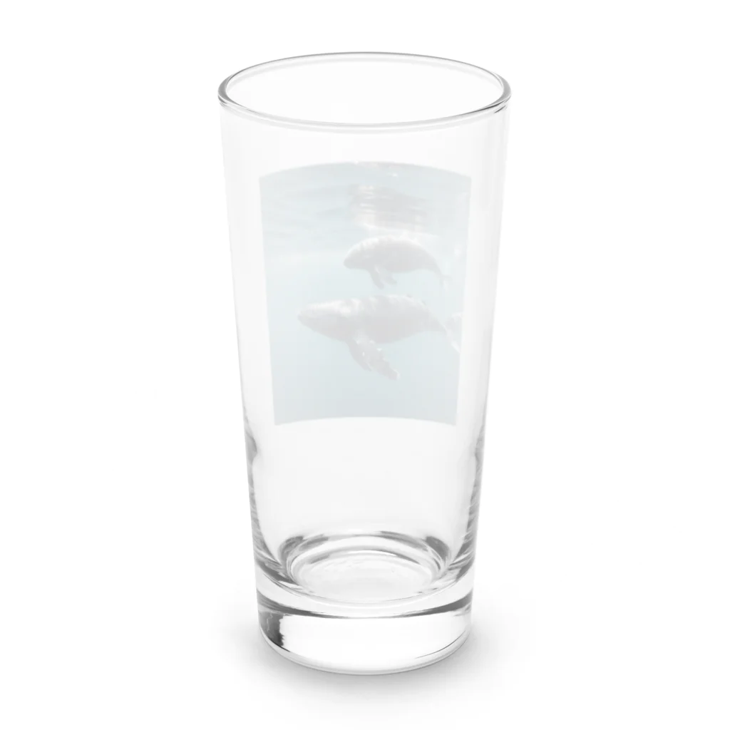 tozaki5573のクジラの親子 Long Sized Water Glass :back