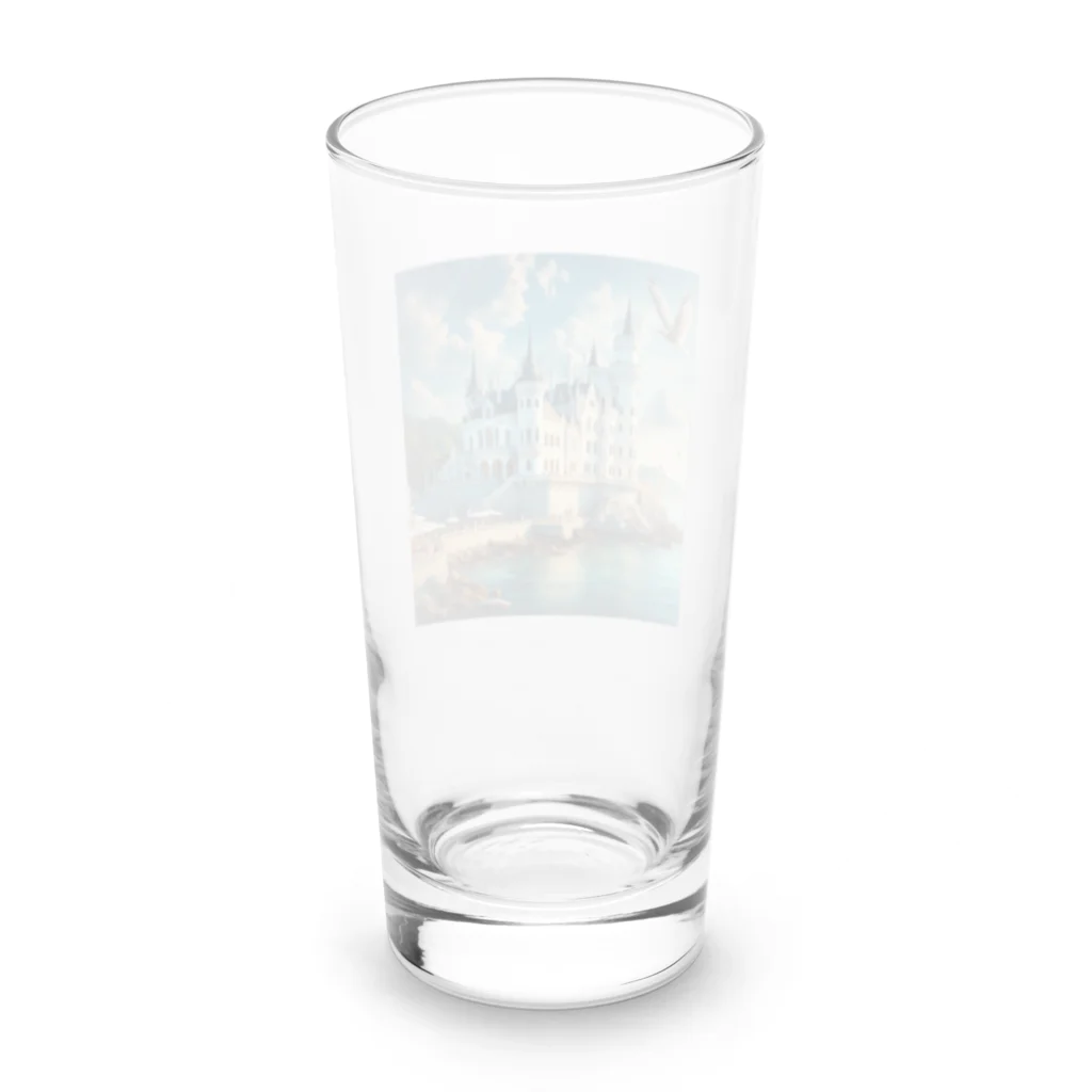 namidamakiの海辺の綺麗な城 Long Sized Water Glass :back