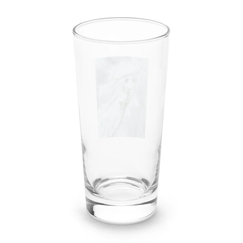 蟾ｪ(ともえ)の機雷クラゲちゃん Long Sized Water Glass :back