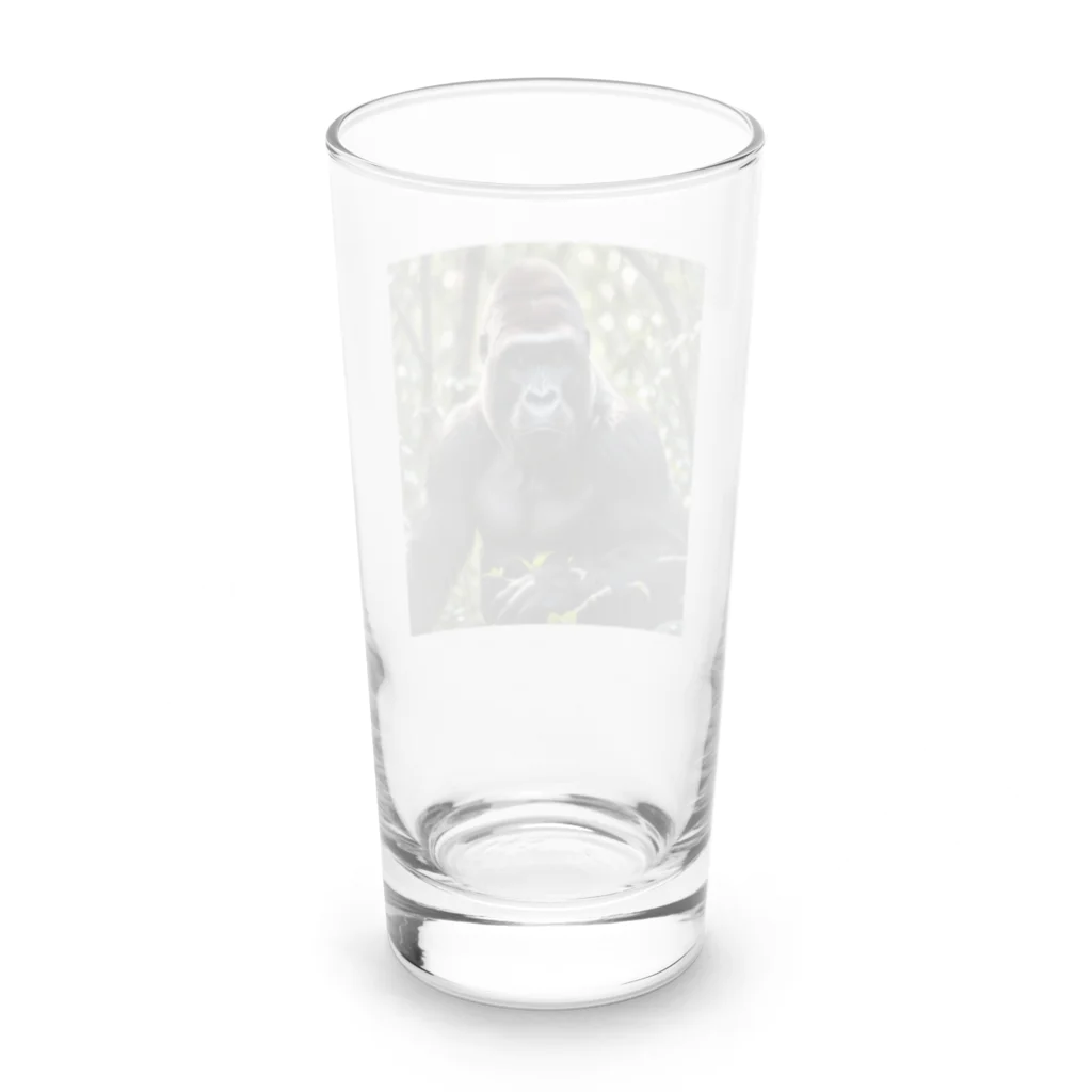 animalzのミステリアスで力強い、ジャングルの王者ゴリラが登場！ Long Sized Water Glass :back